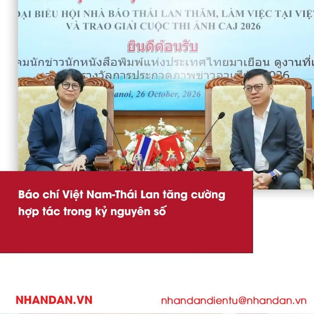越泰記者協會河內會晤 攜手應對AI與數位平台挑戰